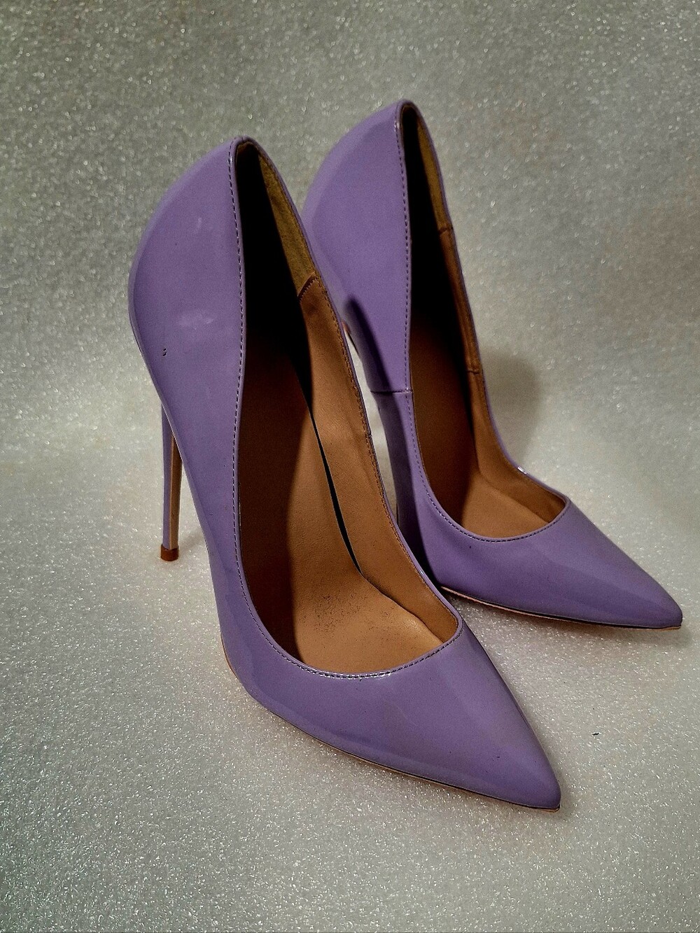 Lavender Pointed-Toe Stiletto Pumps - Women